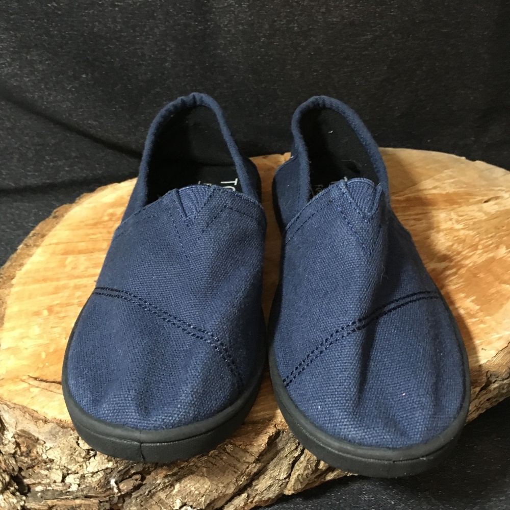 TOMS Canvas Blue Size 2